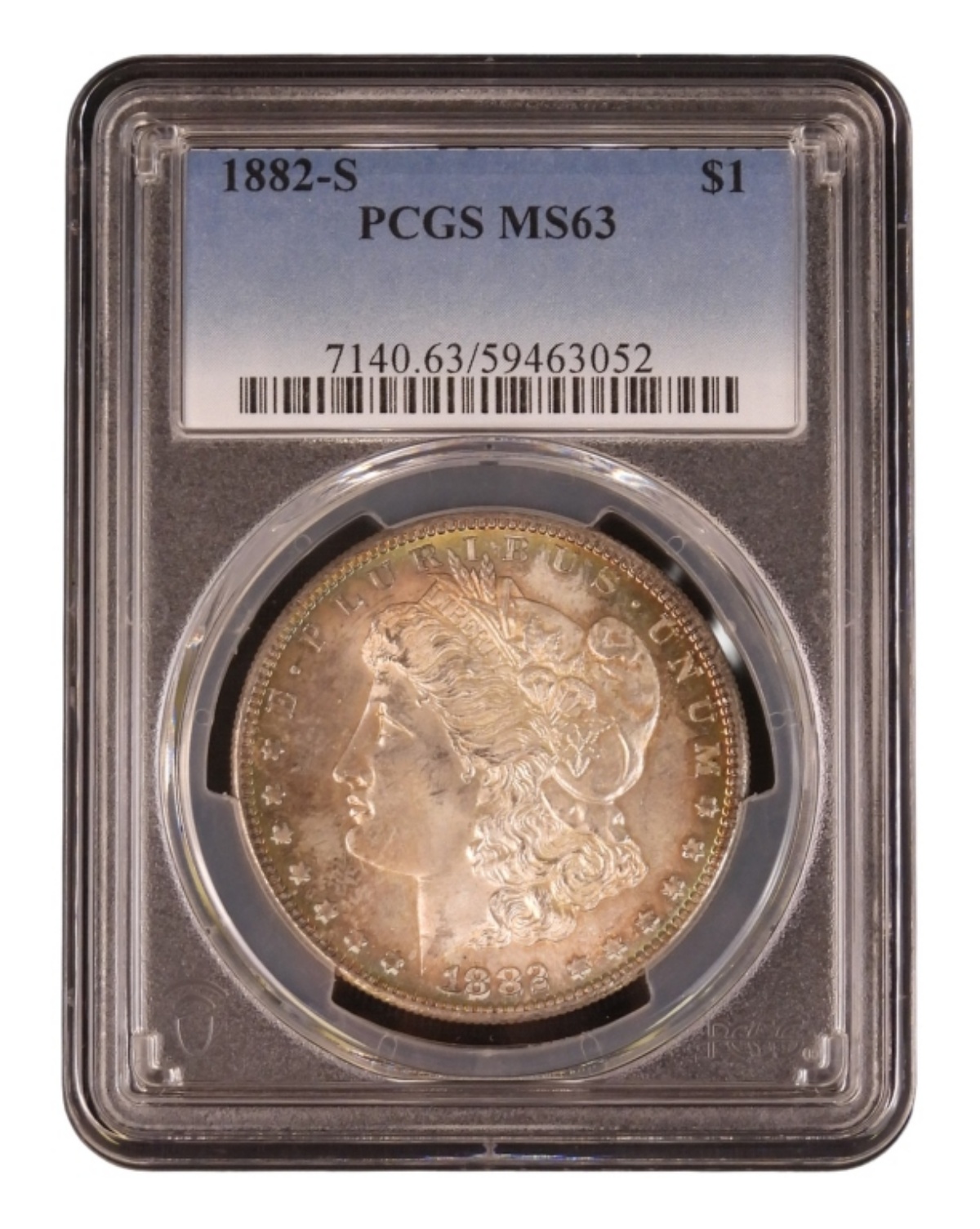 1882-S Morgan Dollar MS63 PCGS