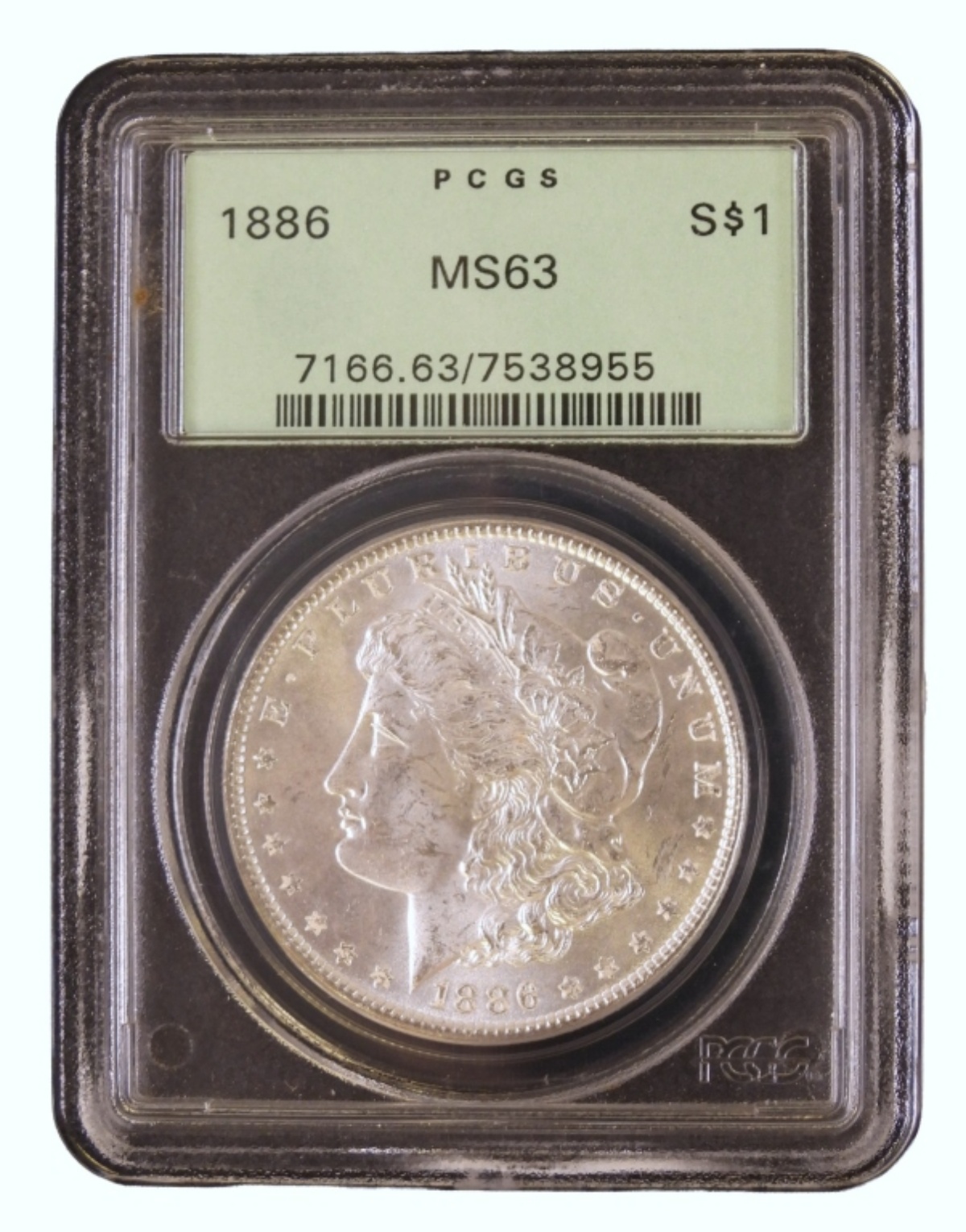 1886 Morgan Dollar MS63 PCGS