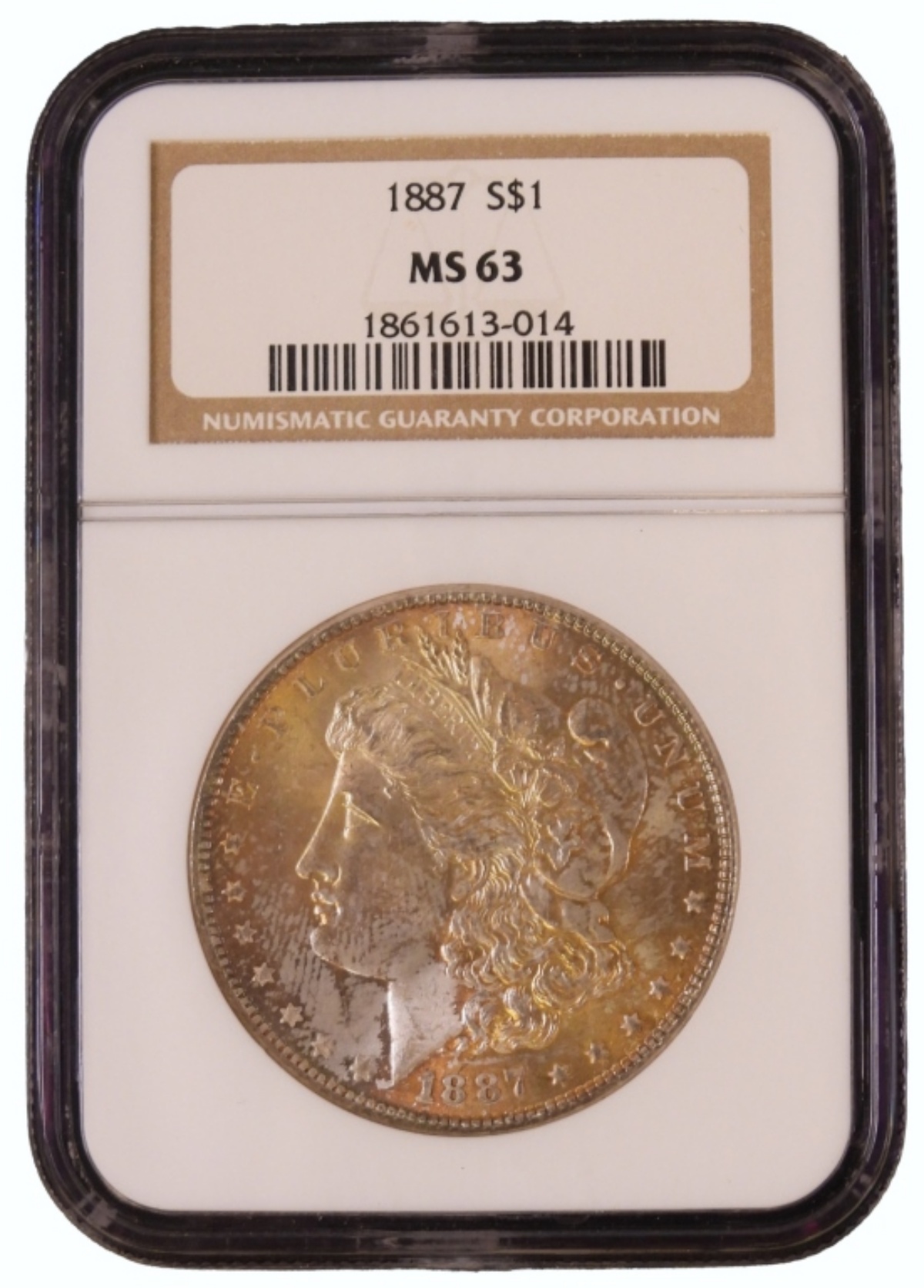 1887 Morgan Dollar MS63 NGC