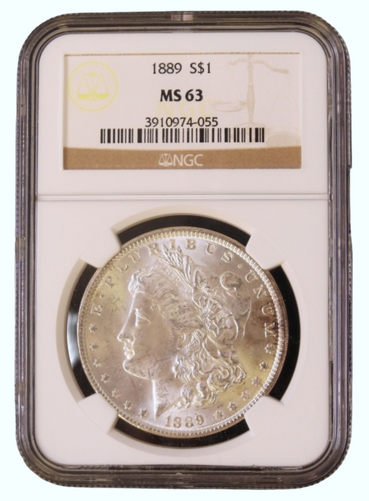 1889 Morgan Dollar MS63 NGC