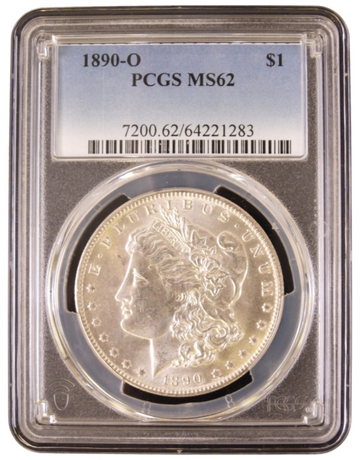 1890-O Morgan Dollar MS62 PCGS