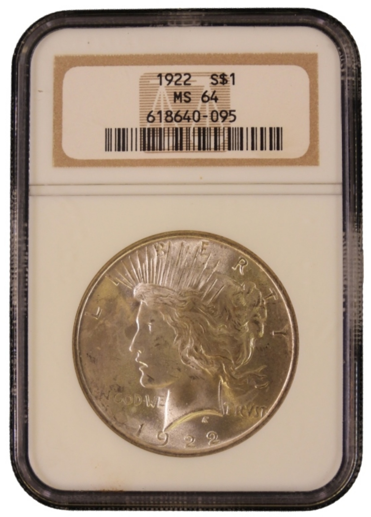 1922 Peace Dollar MS64 NGC