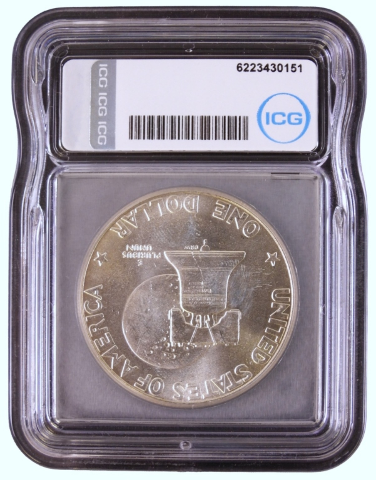 1976-S Silver Ike Dollar MS67 ICG