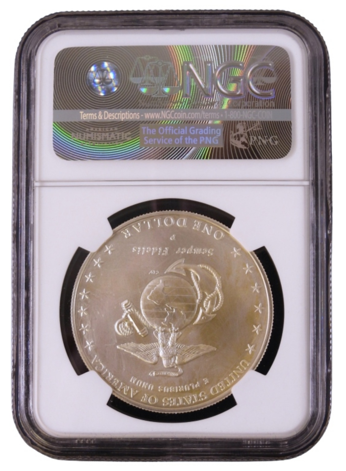 2005-P $1 Marines Commem MS70 NGC
