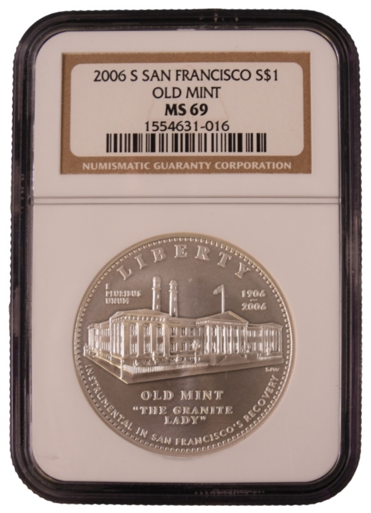 2006-S $1 San Francisco Old Mint Commem MS69 NGC