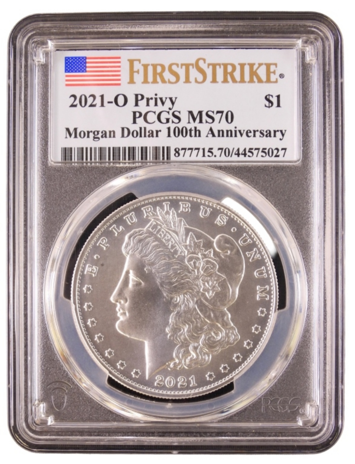 2021-O Privy Morgan Dollar MS70 PCGS