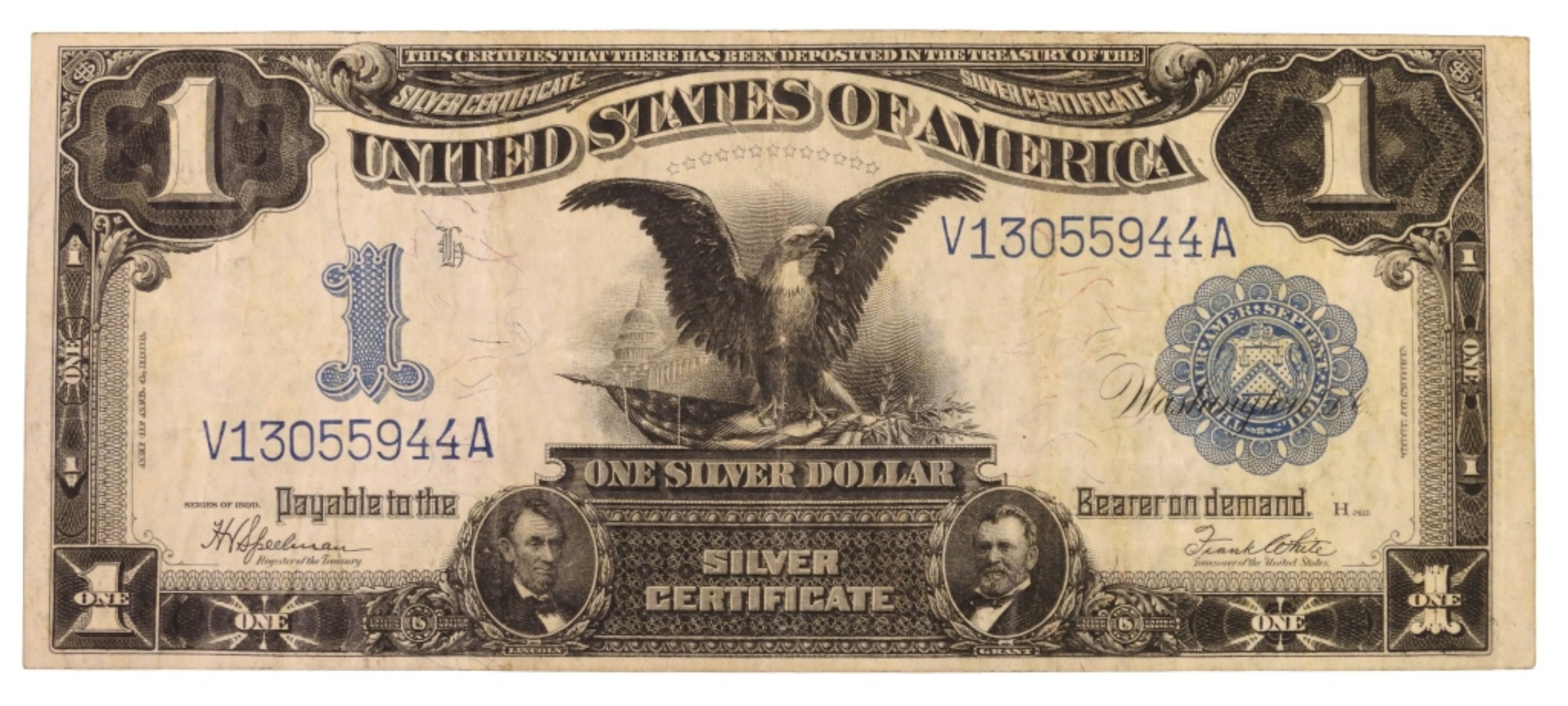 1899 $1 Black Eagle Silver Cert