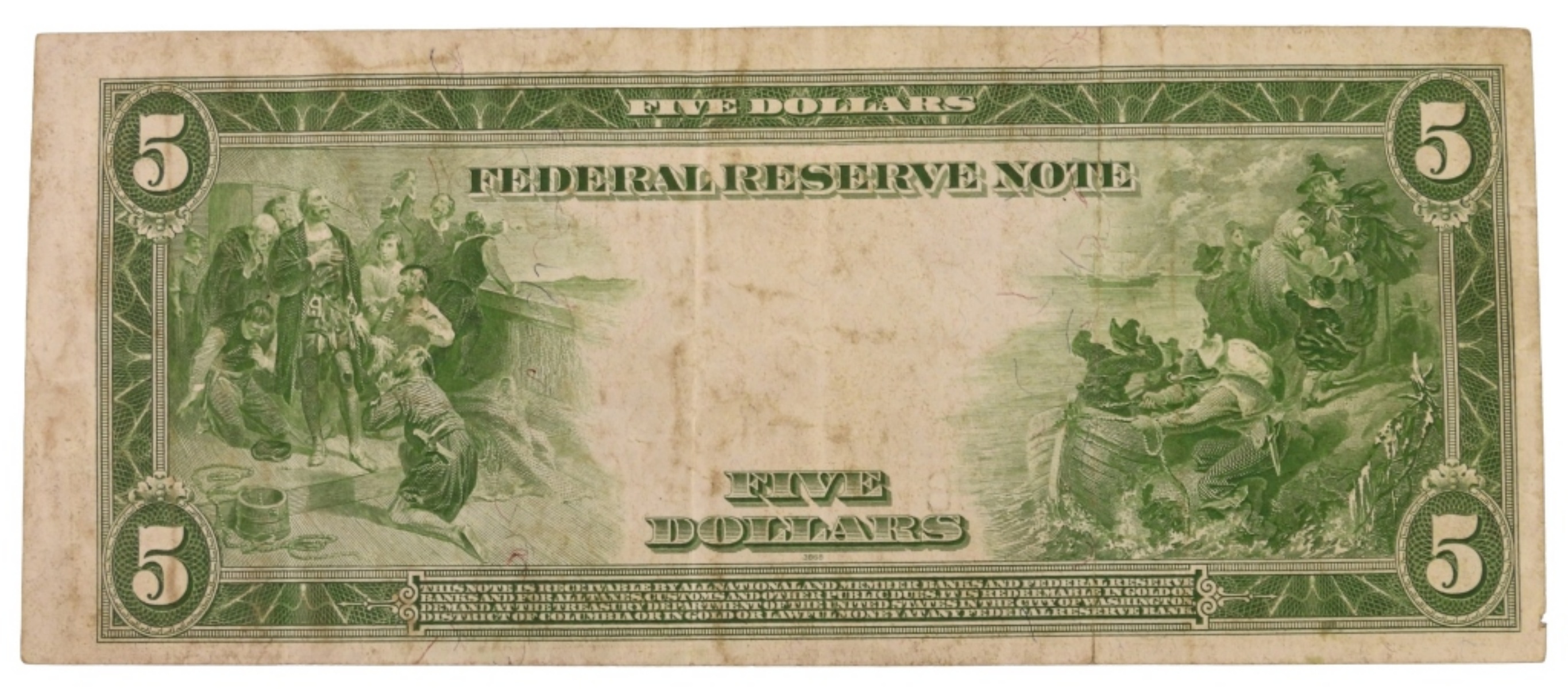 1914 $5 Federal Reserve Note