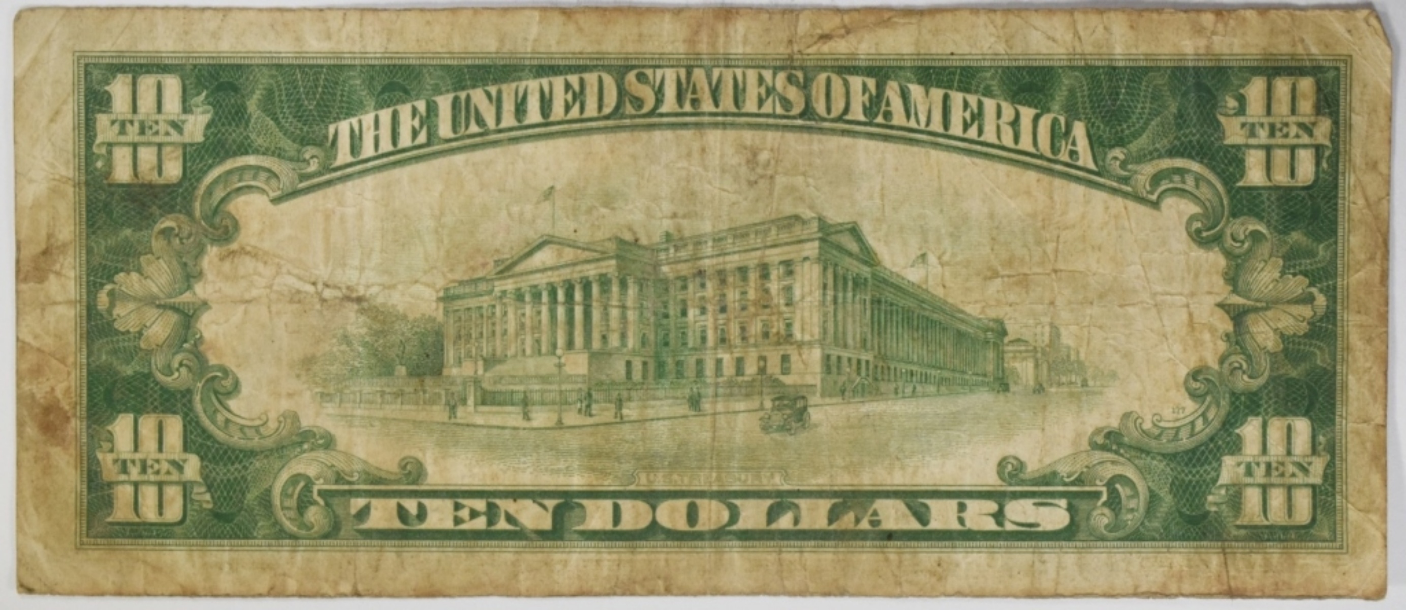 1929 $10 Bartlett National Bank Bartlett, TX