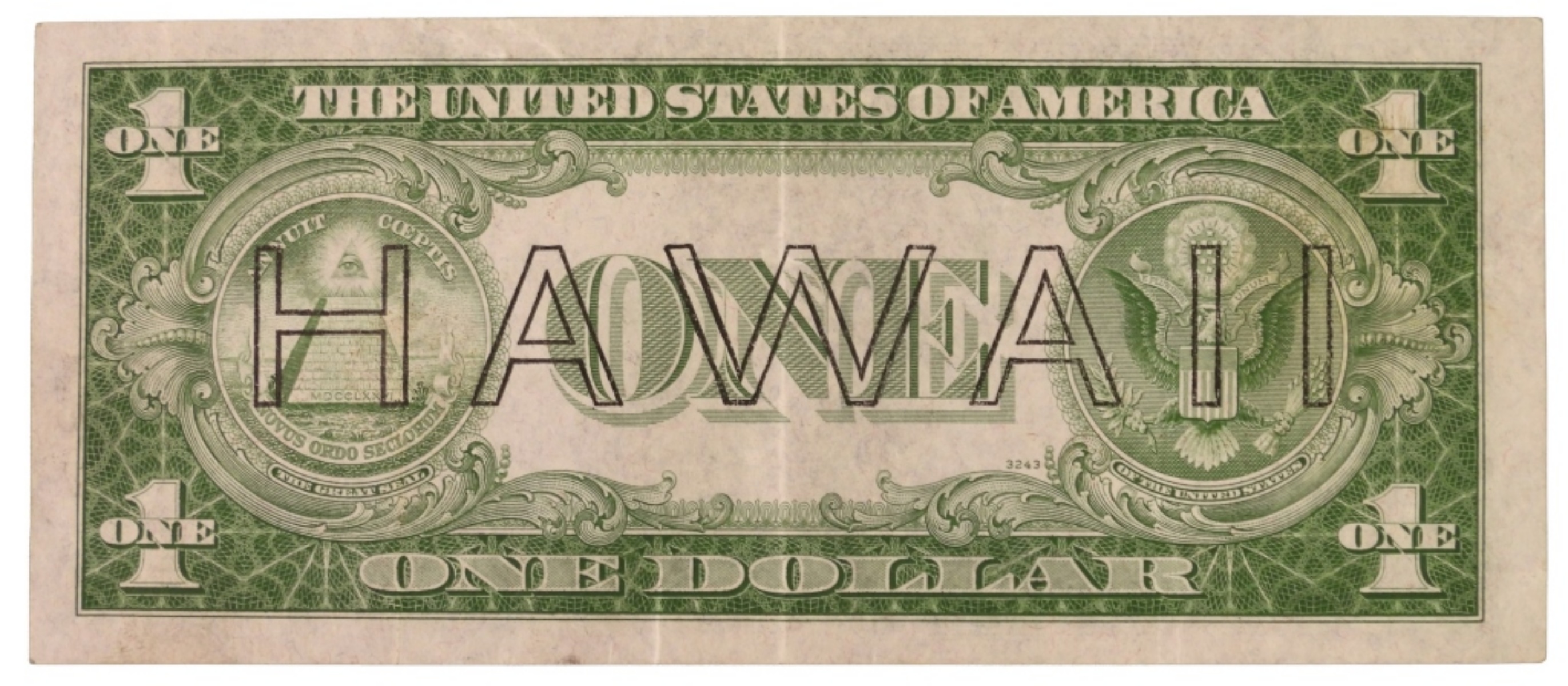 1935A $1 Hawaii Silver Cert