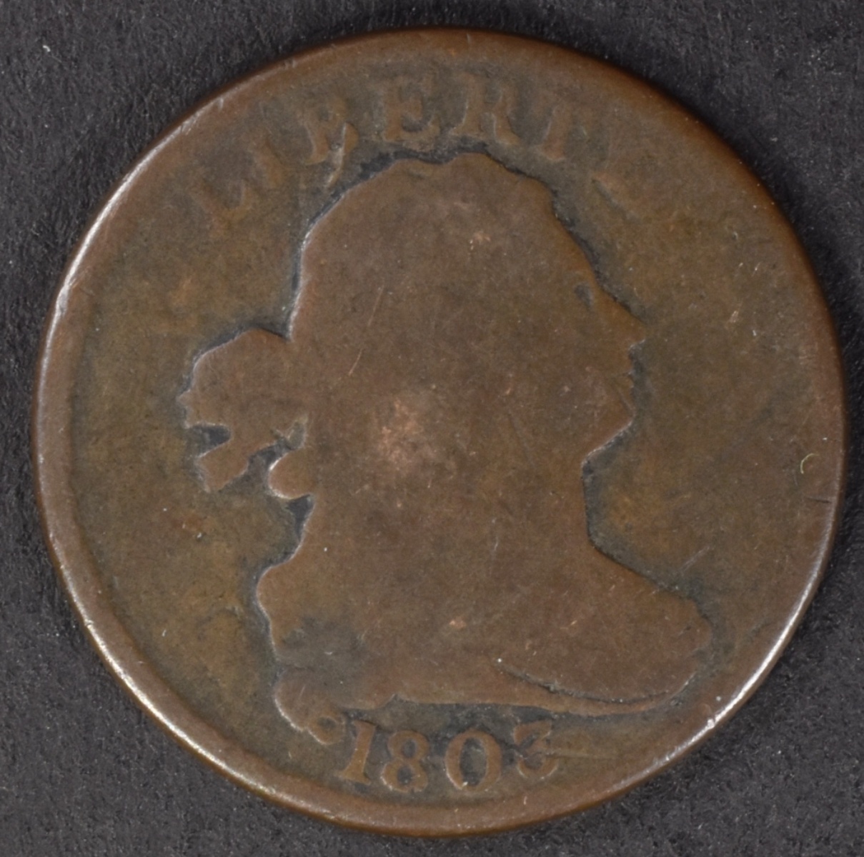 1803 Draped Bust Half Cent