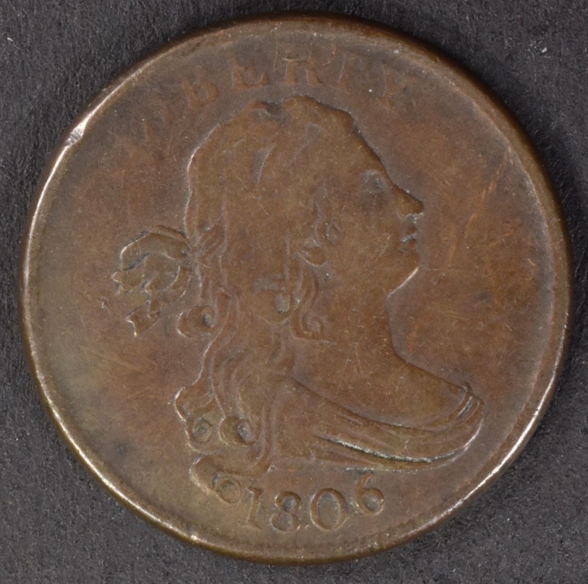 1806 Draped Bust Half Cent