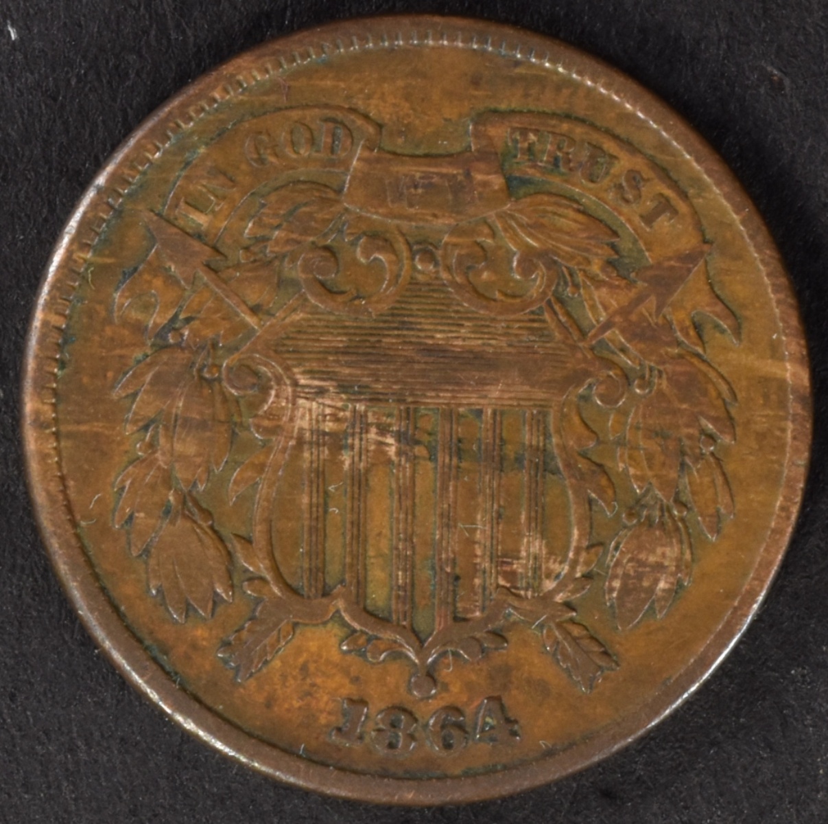 1864 Two Cent Piece