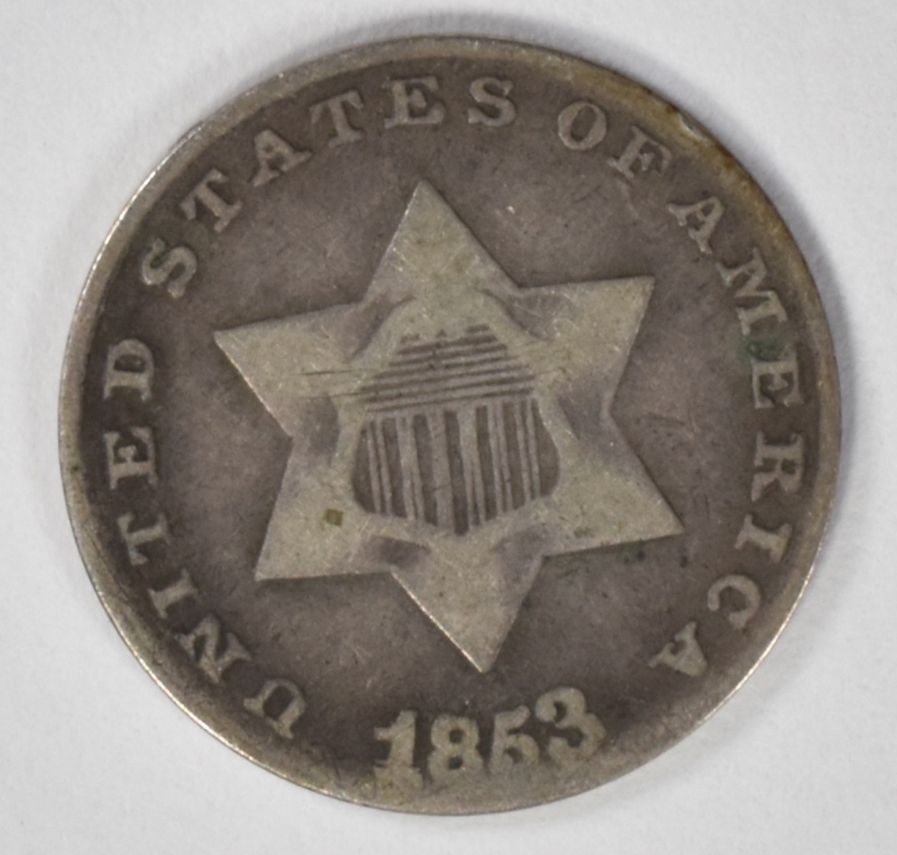 1853 3 Cent Silver