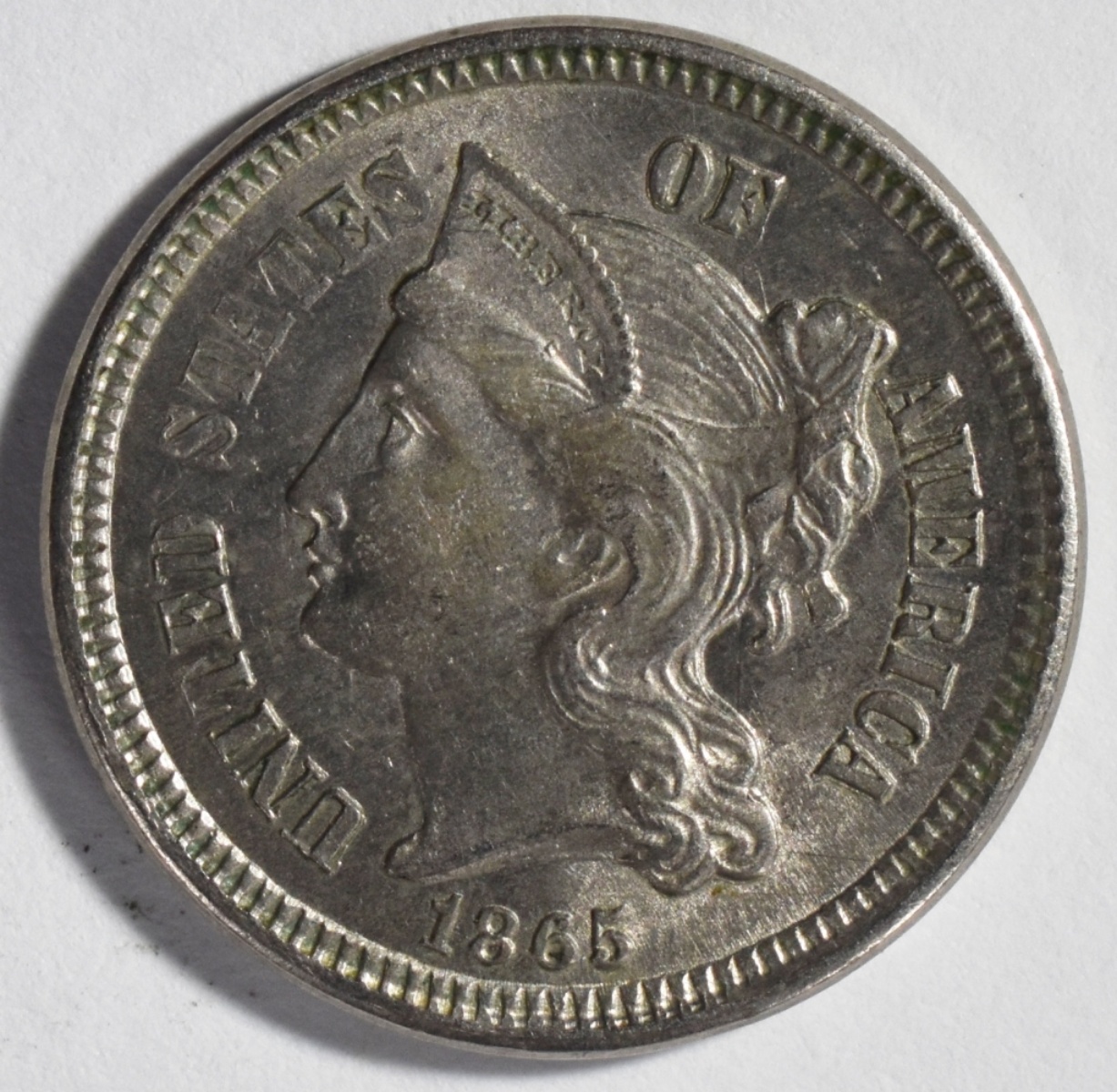 1865 3 Cent Nickel