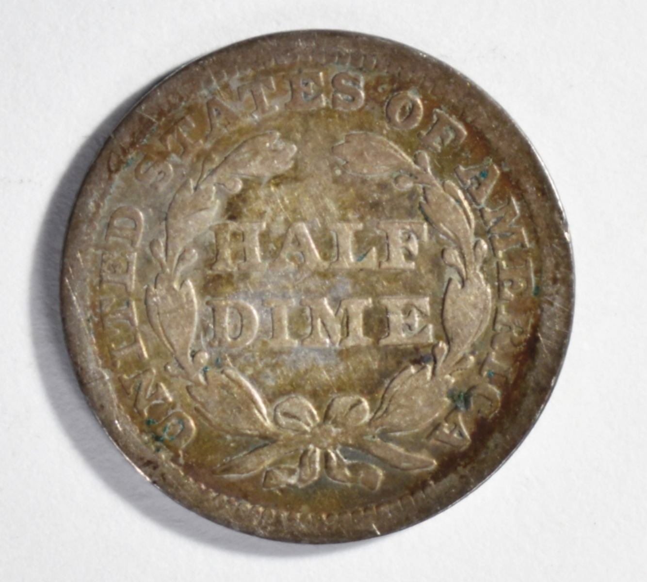 1852 Seated Half Dime