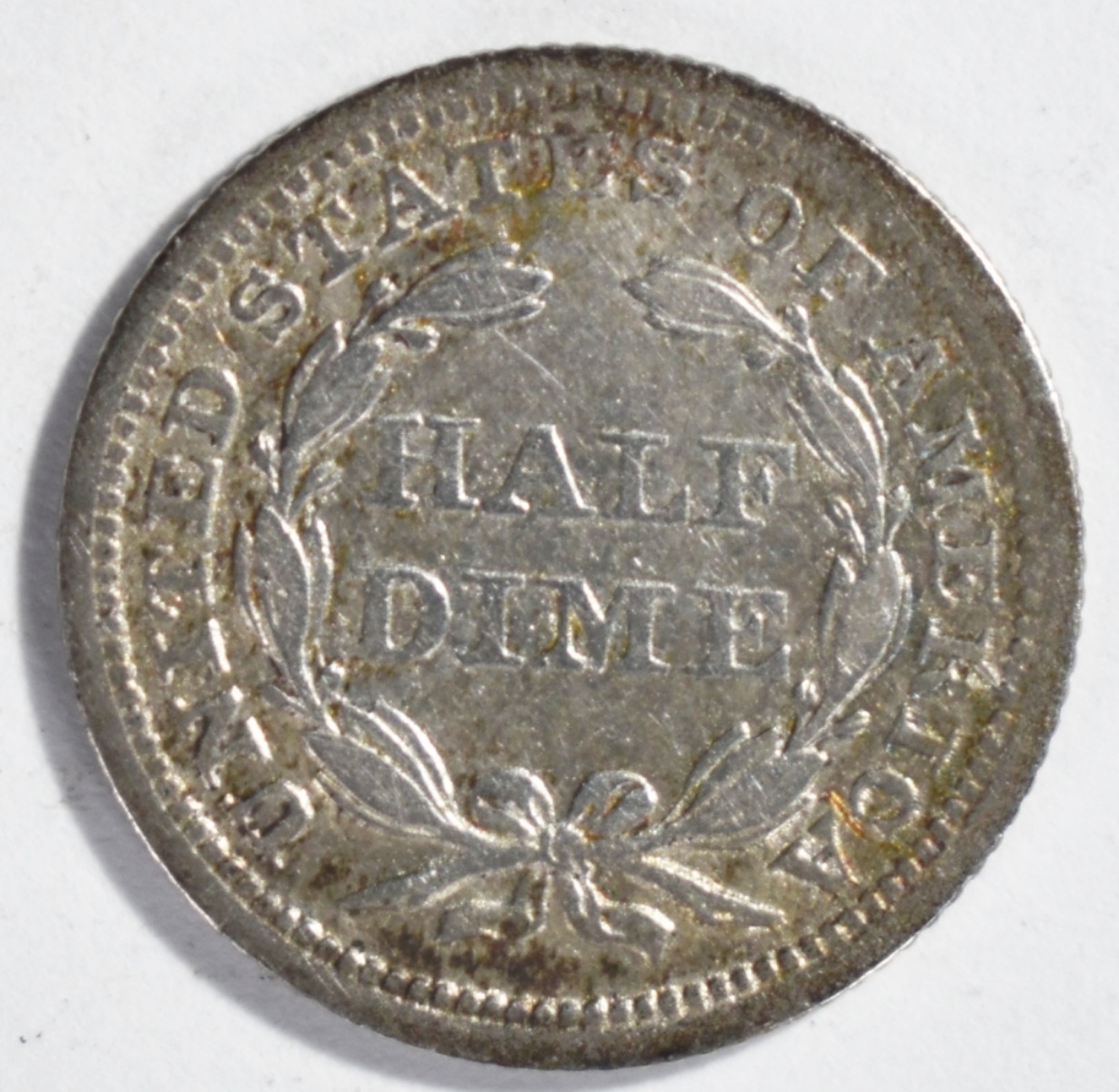 1853 Arrows Seated Half Dime