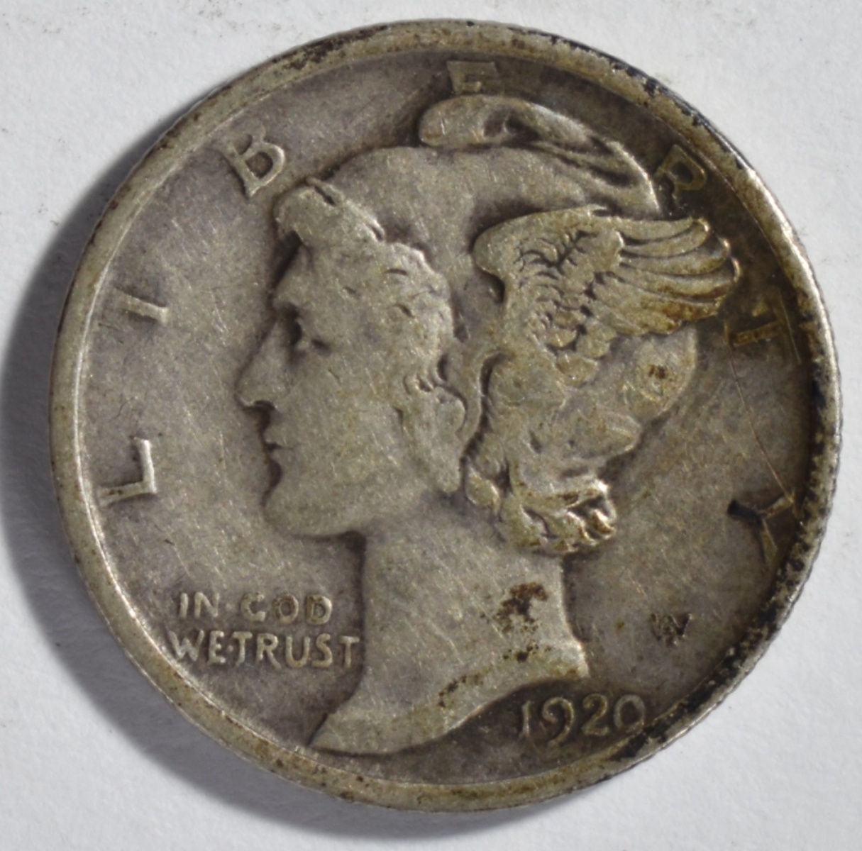1920-D Mercury Dime