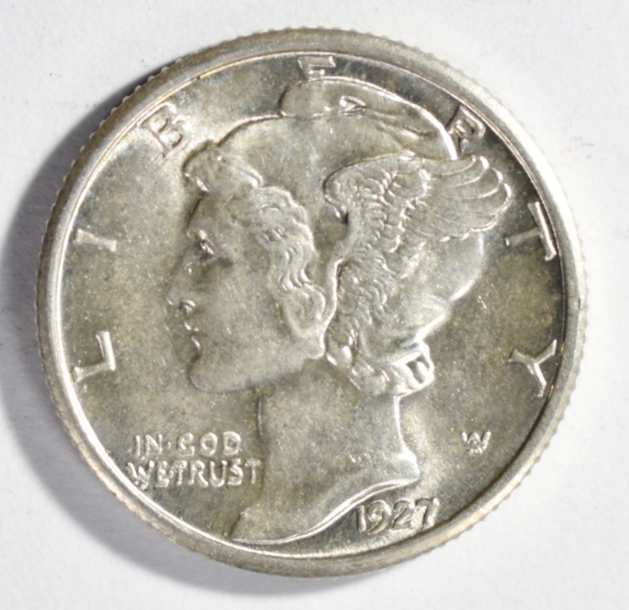 1927 Mercury Dime