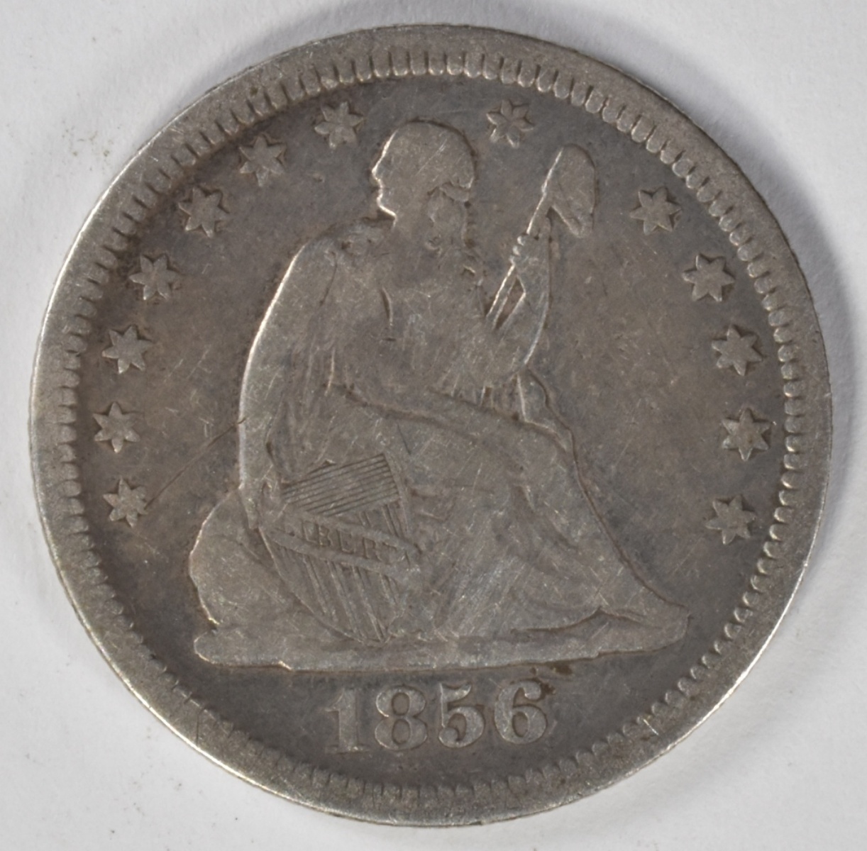 1856 Seated Quarter