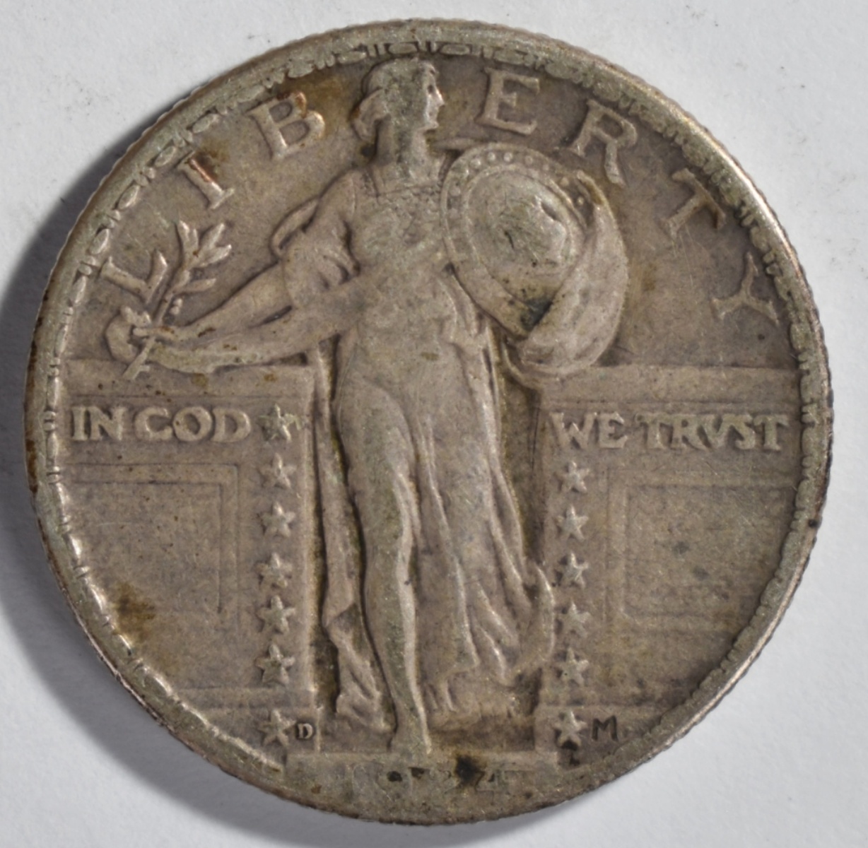 1924-D Standing Quarter