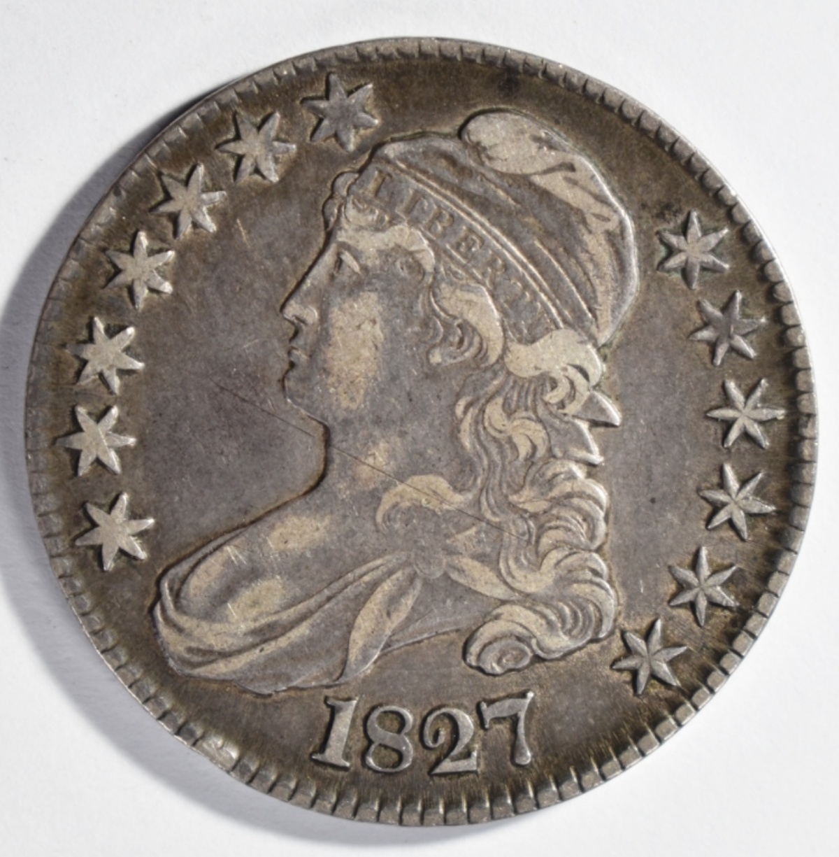 1827 Capped Bust Half Dollar