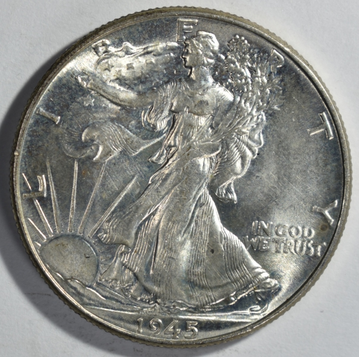 1945 Walking Liberty Half Dollar
