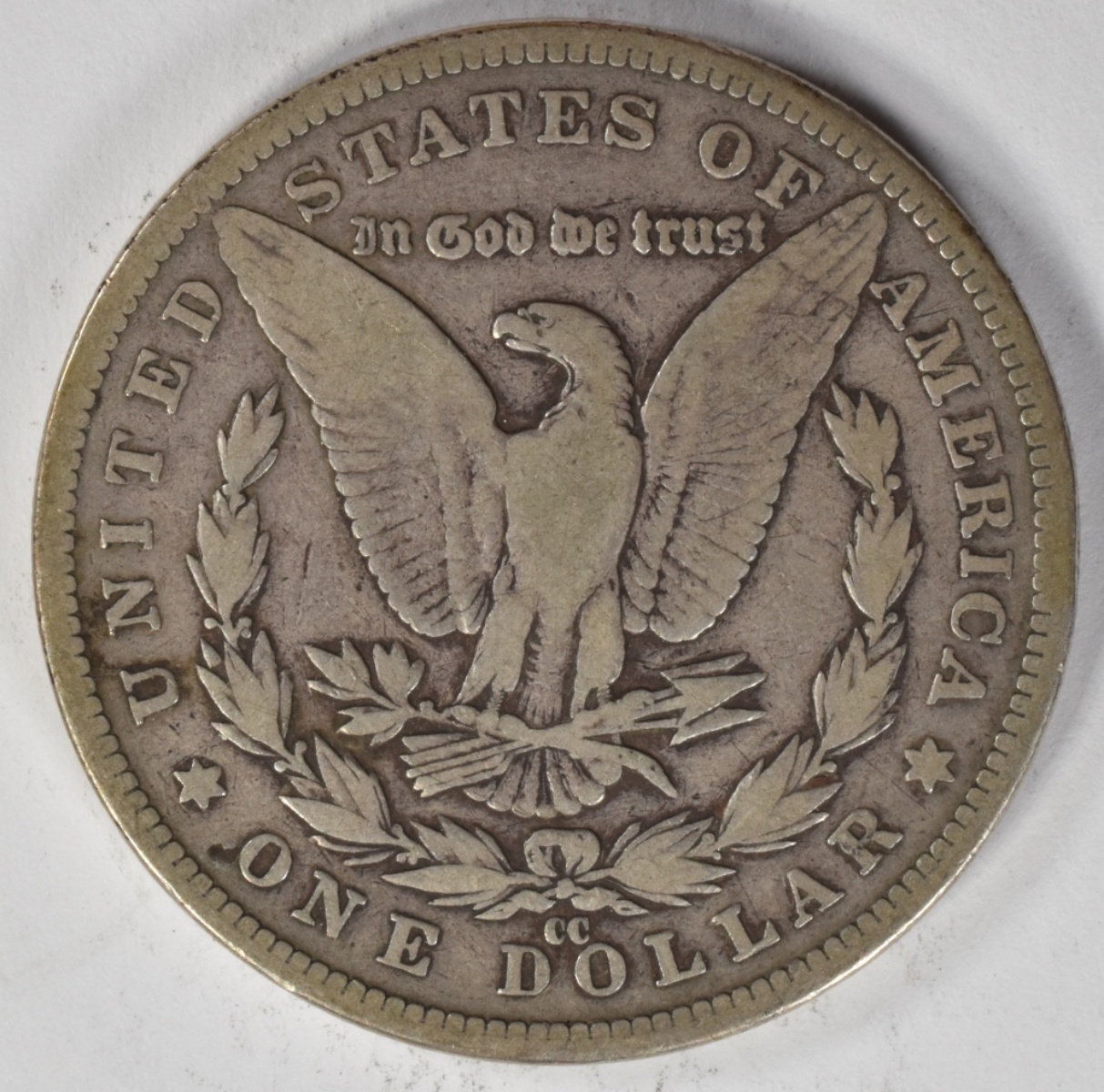 1890-CC Morgan Dollar