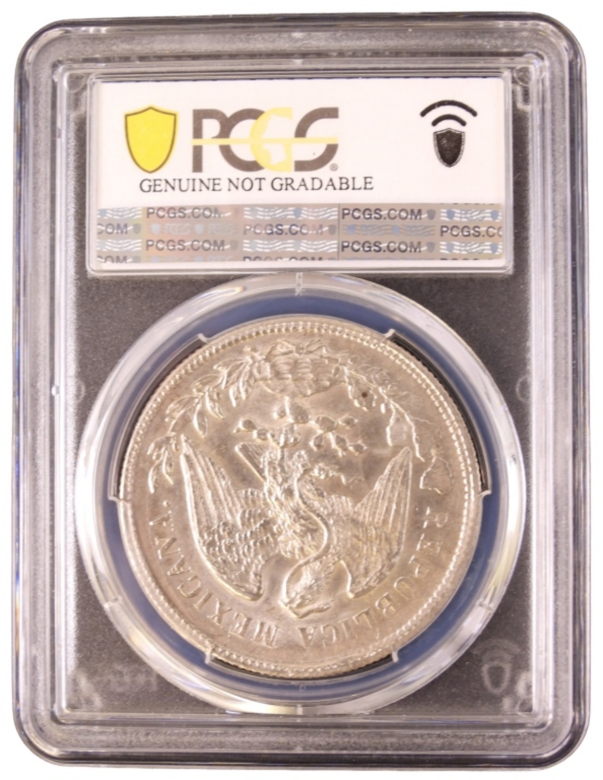1900-Zs FZ Peso Genuine AU Detail PCGS