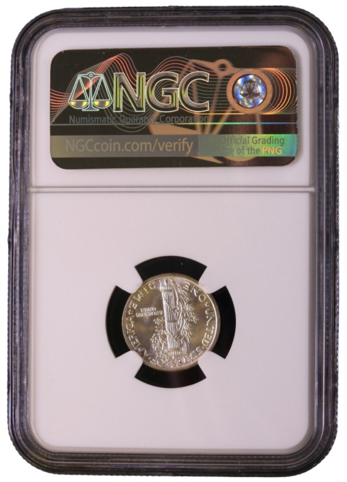 1943 Mercury Dime MS65 FB NGC