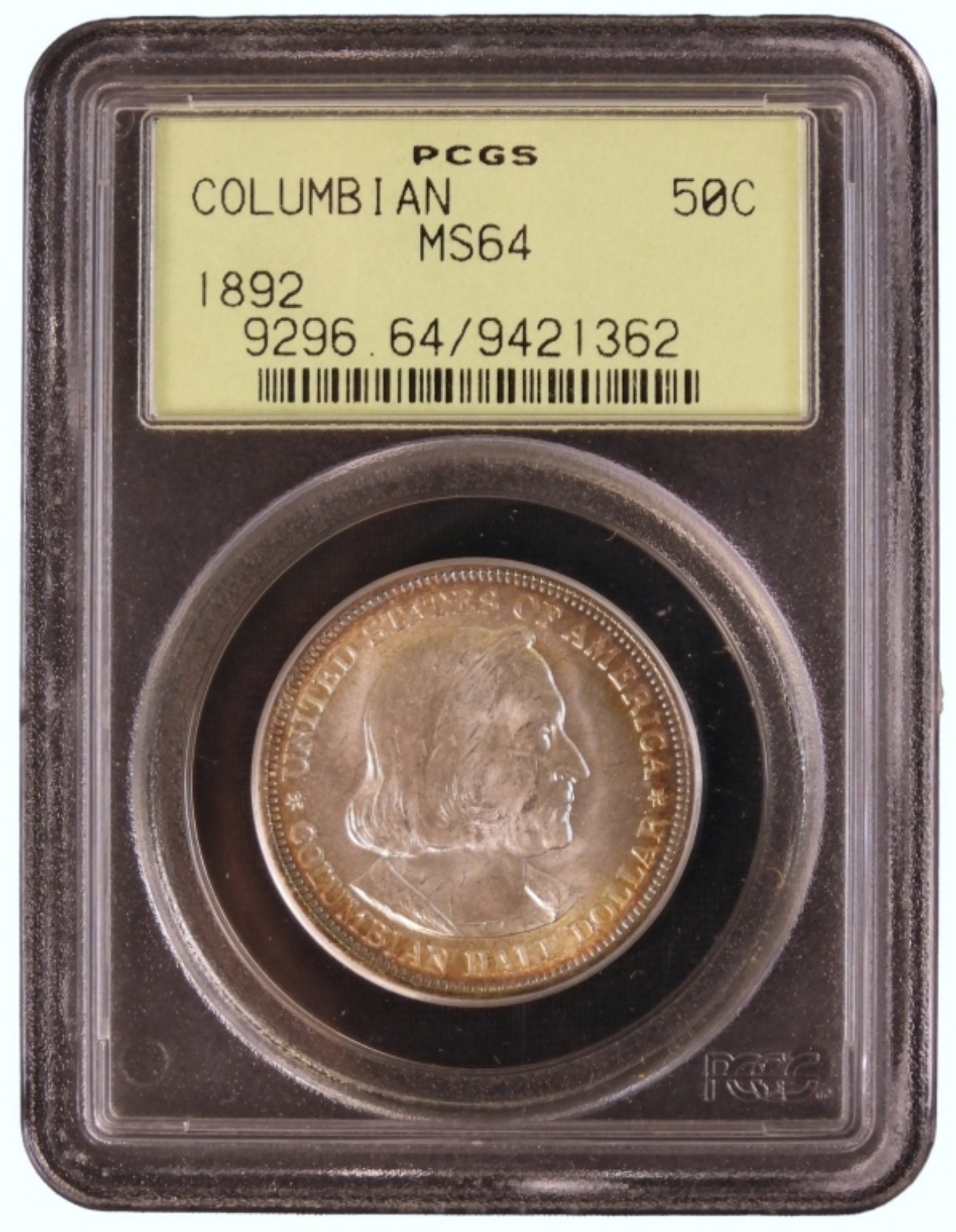 1892 Columbian Expo Commem Half MS64 PCGS