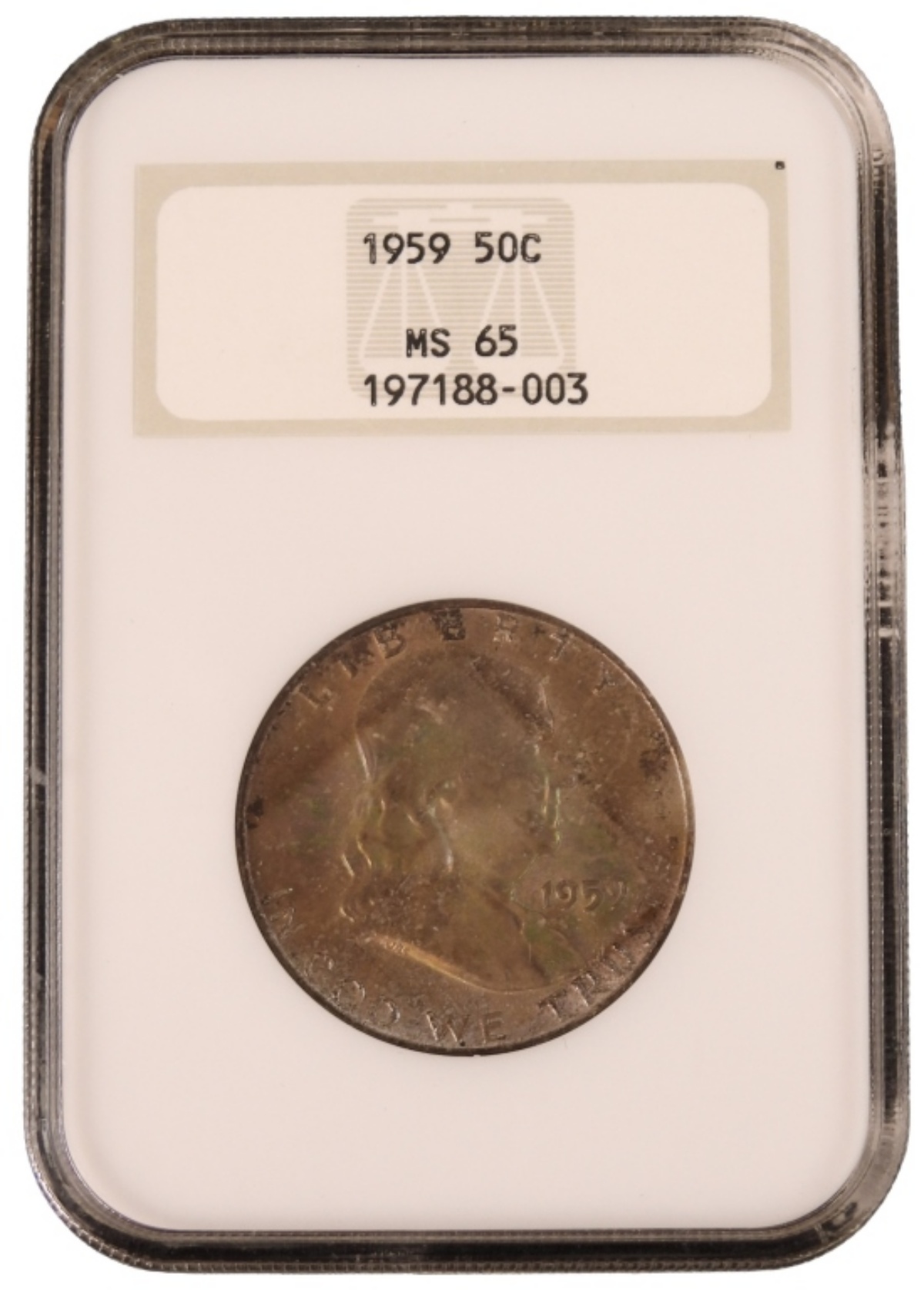 1959 Franklin Half Dollar MS65 NGC