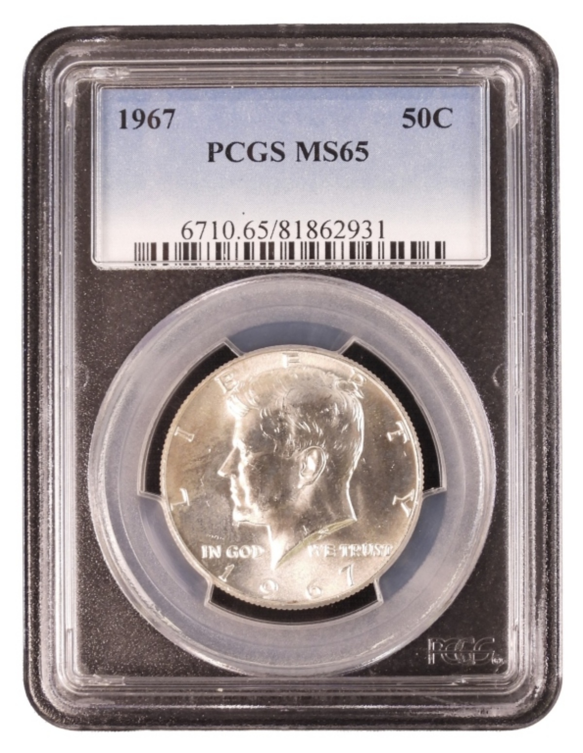 1967 Kennedy Half Dollar MS65 PCGS