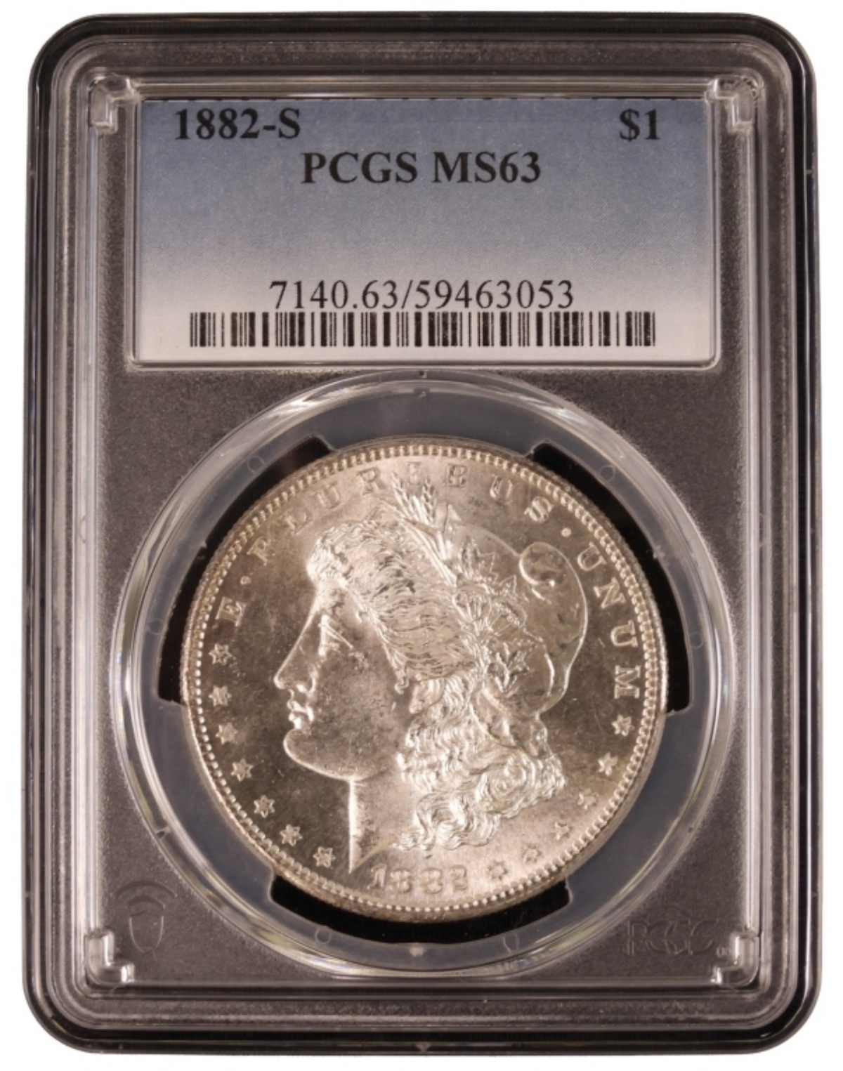 1882-S Morgan Dollar MS63 PCGS