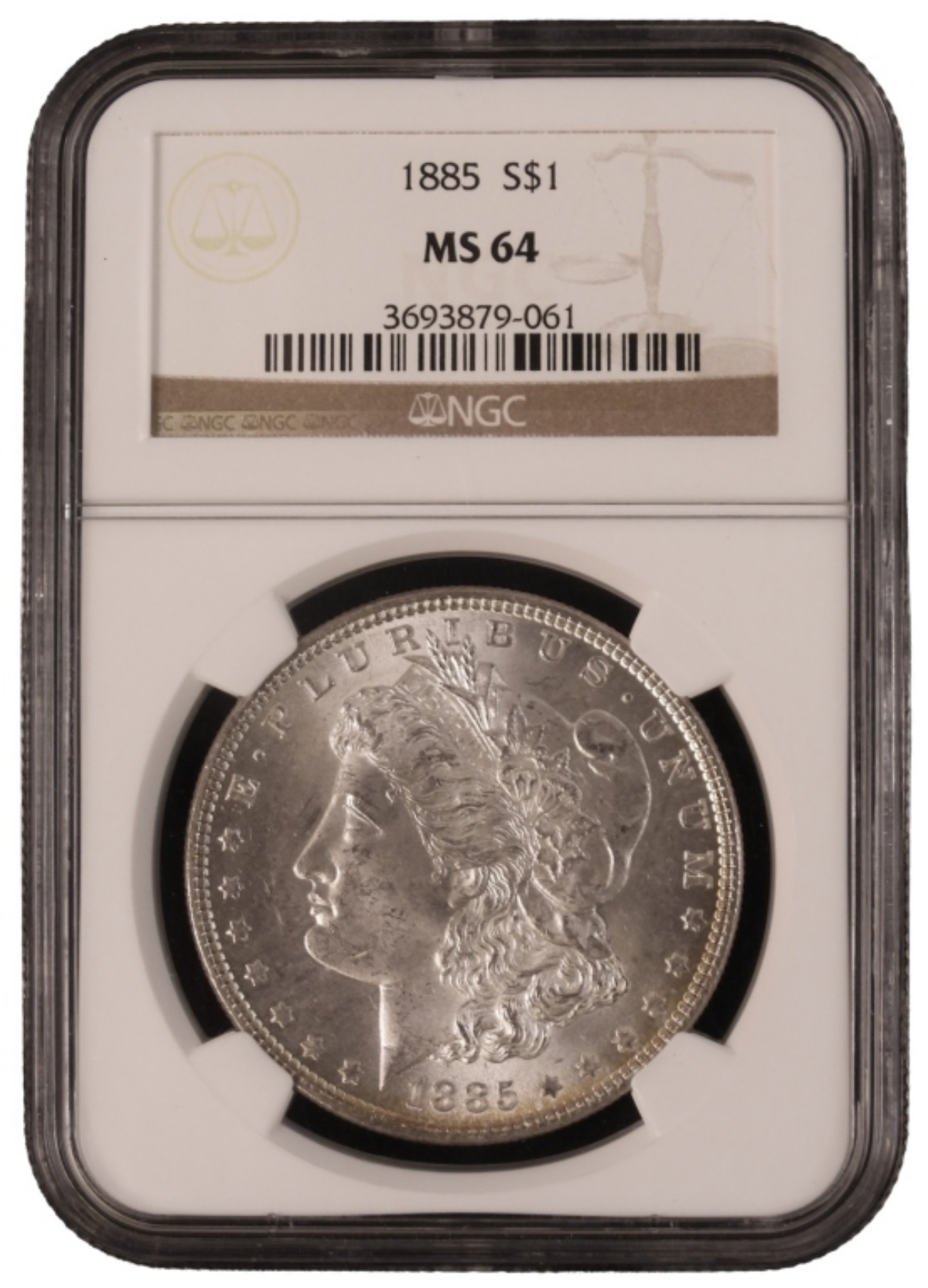 1885 Morgan Dollar MS64 NGC