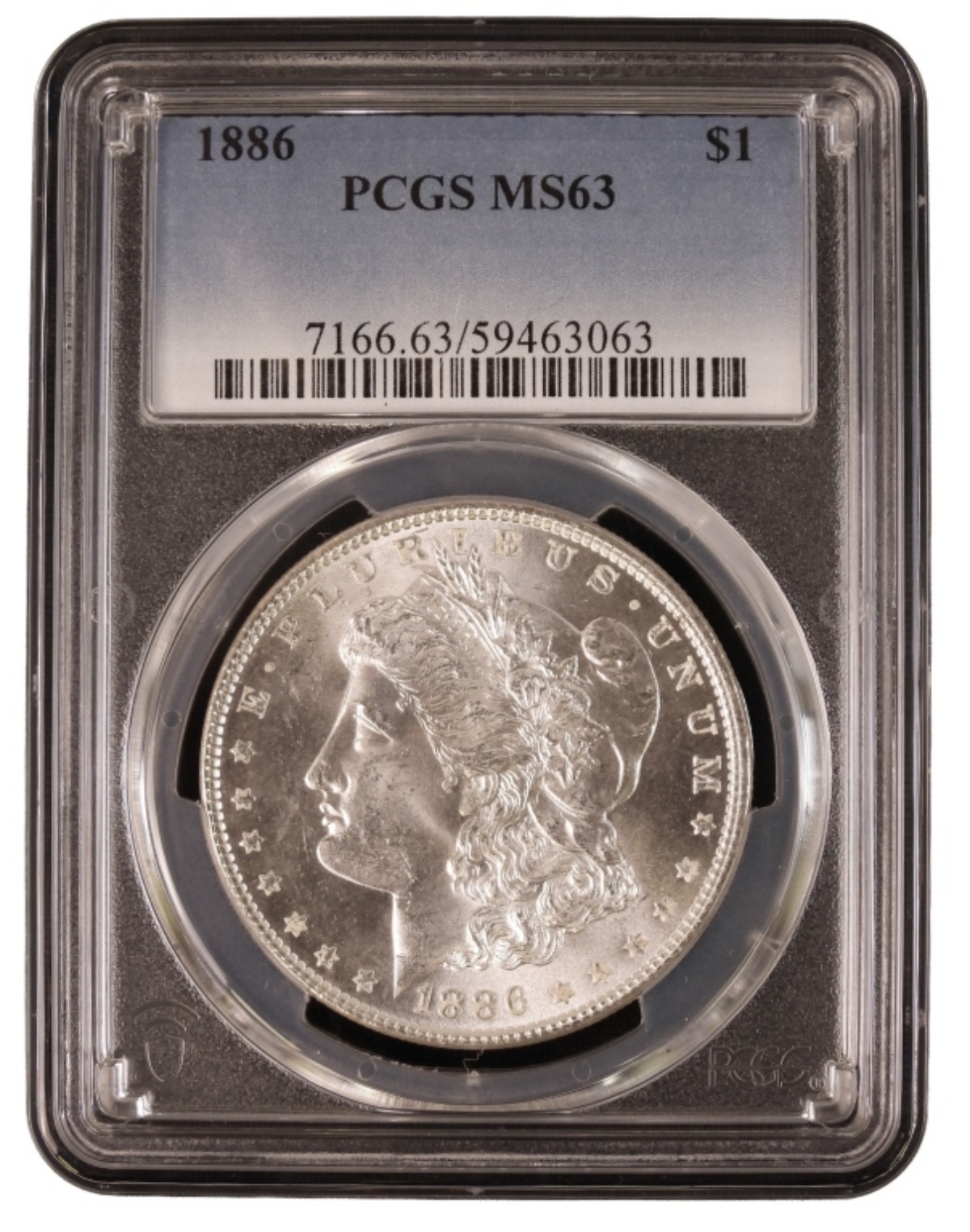 1886 Morgan Dollar MS63 PCGS