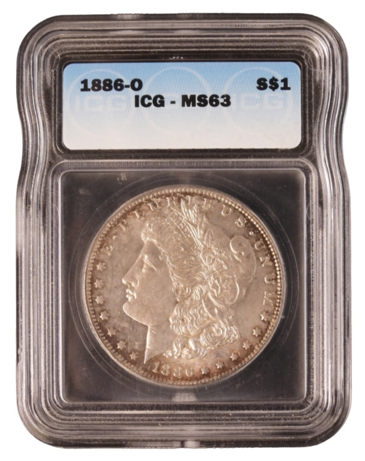 1886-O Morgan Dollar MS63 ICG