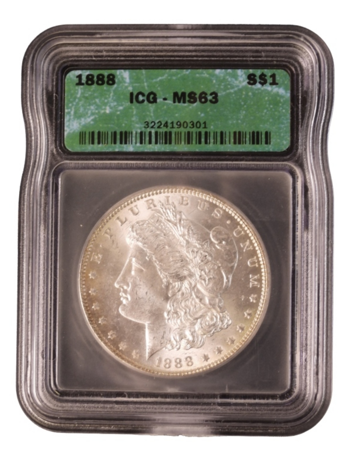 1888 Morgan Dollar MS63 ICG