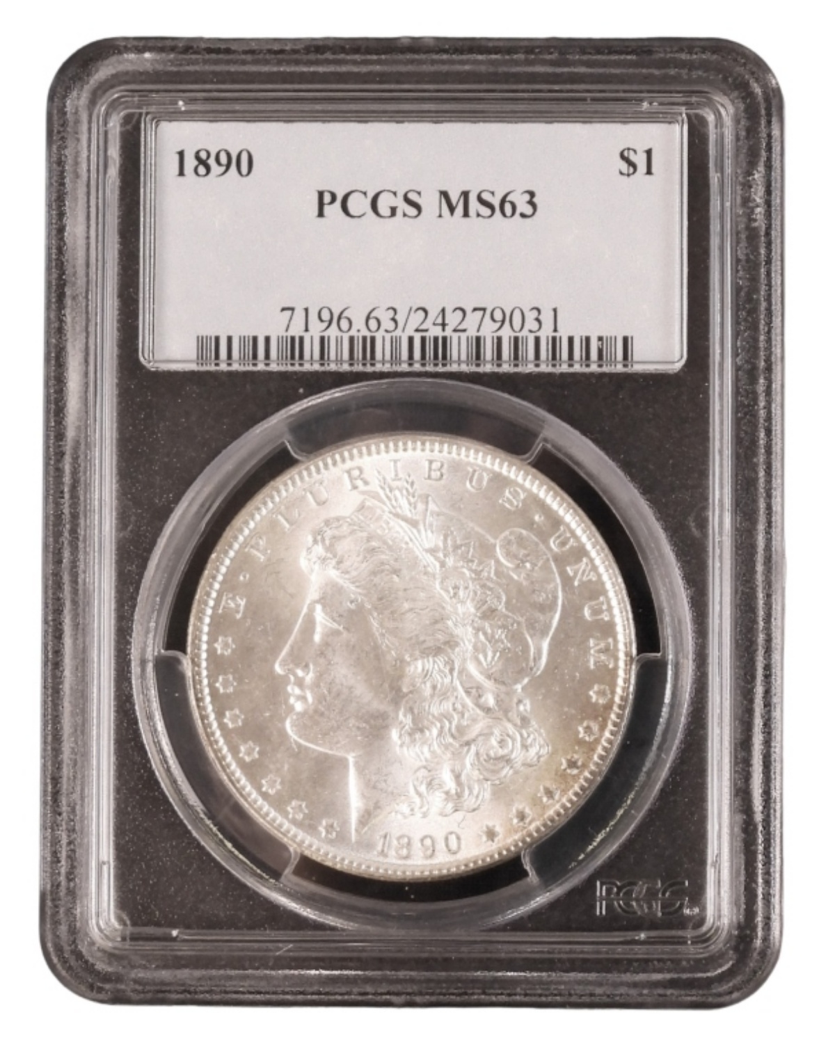 1890 Morgan Dollar MS63 PCGS