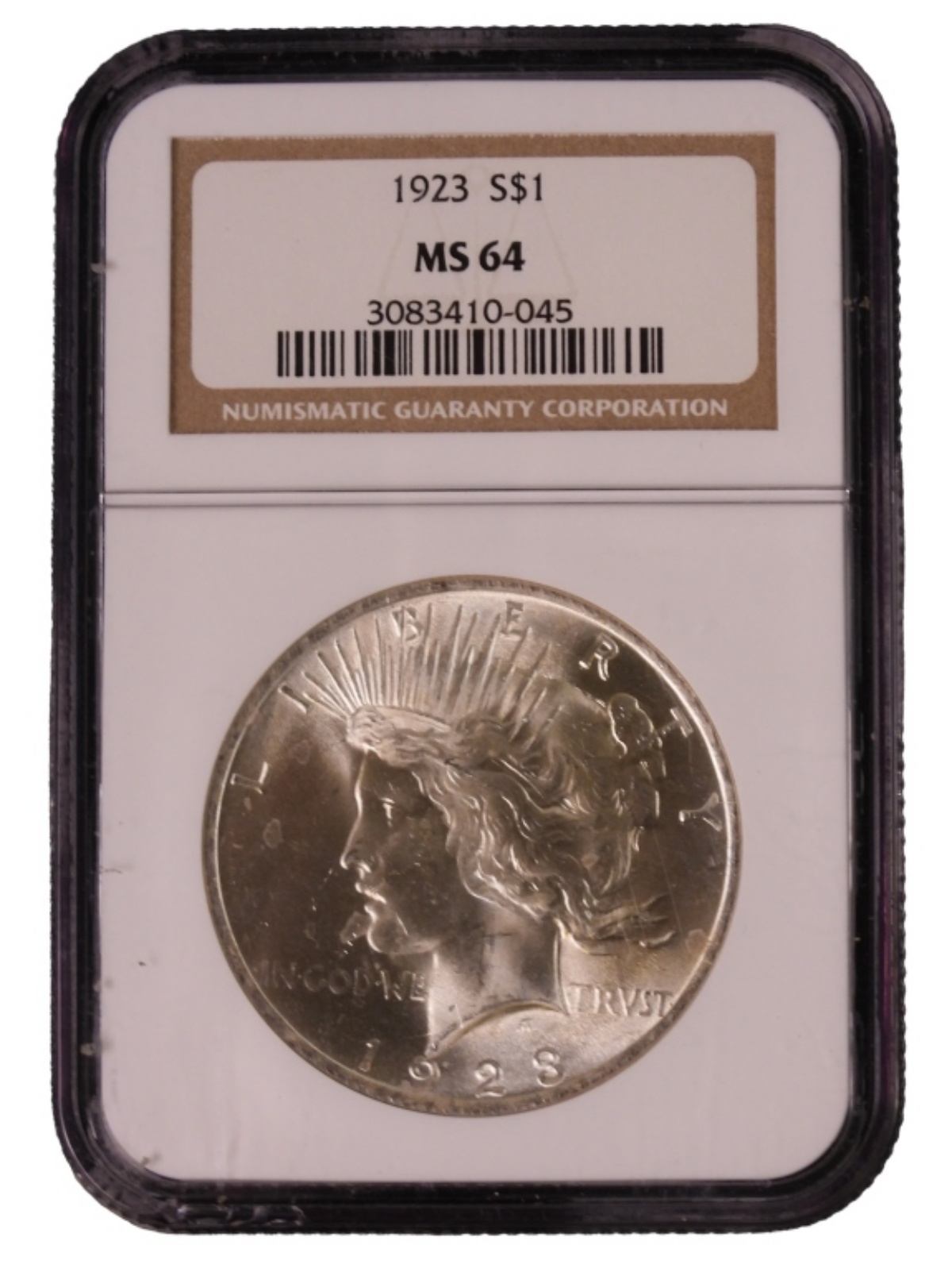 1923 Peace Dollar MS64 NGC