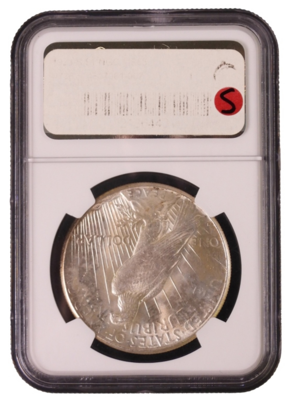 1923-S Peace Dollar MS63 NGC