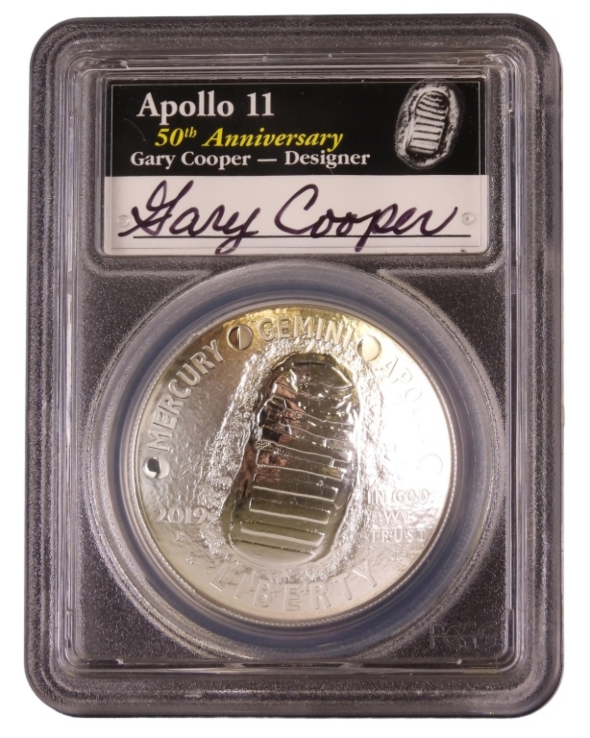 2019-P Apollo 11 Commem $1 PR70 DCAM PCGS