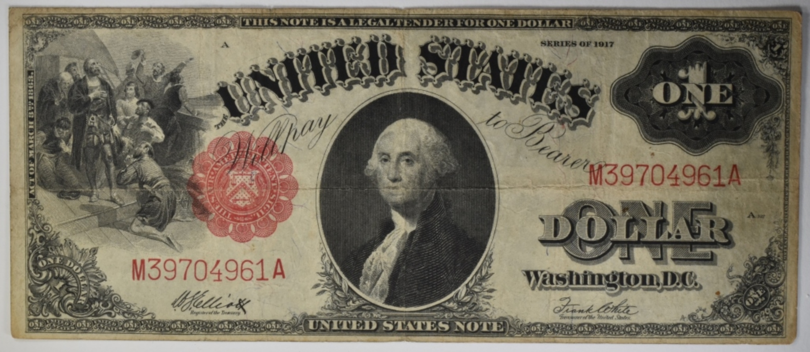 1917 $1 Legal Tender