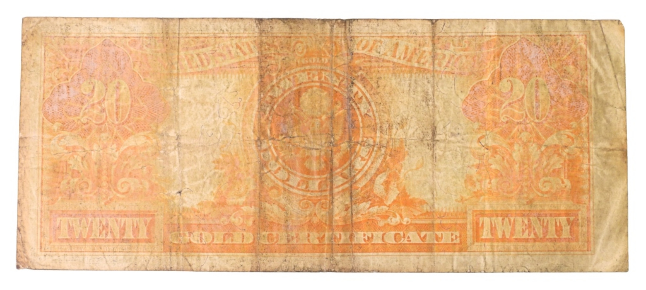 1922 $20 Gold Cert SN K15526241