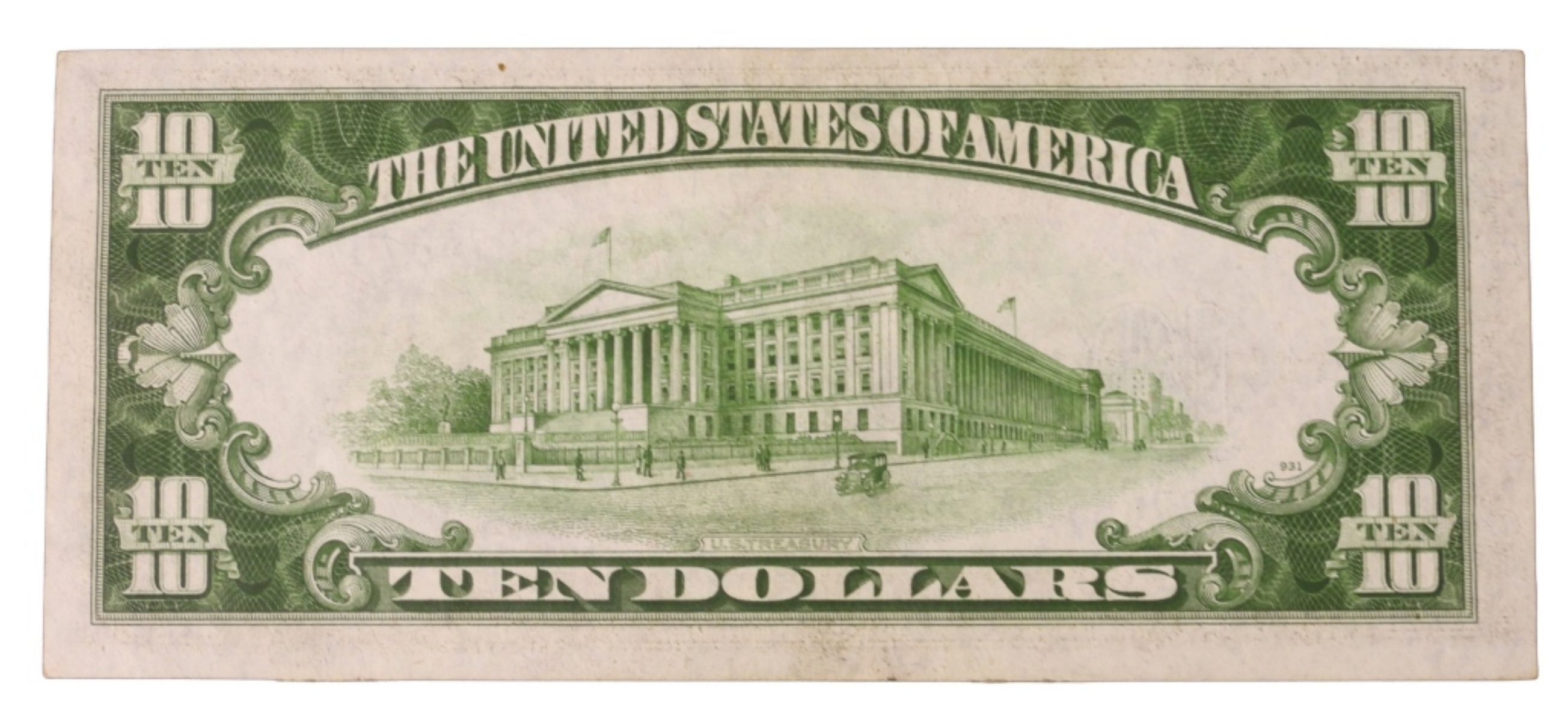 1934A $10 Silver Cert SN A99374679A