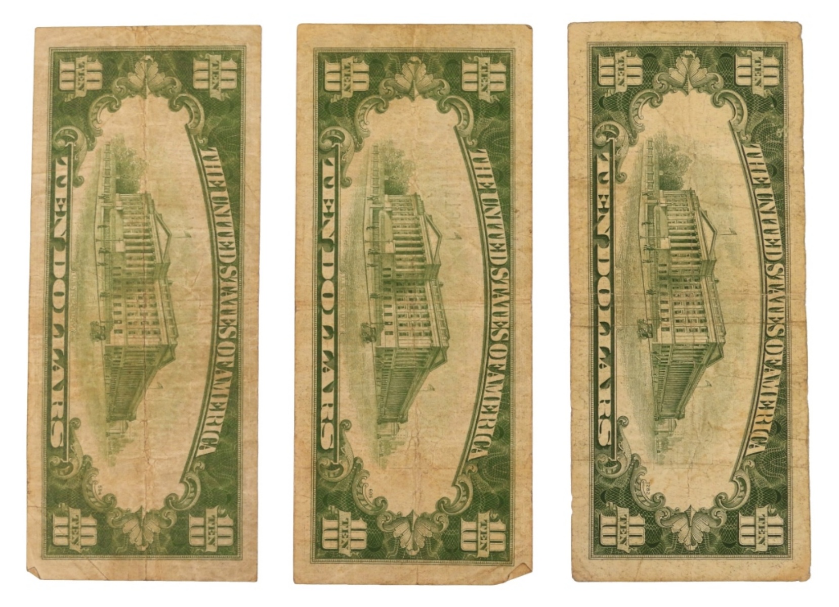 3- Average Circ $1 Hawaii Notes