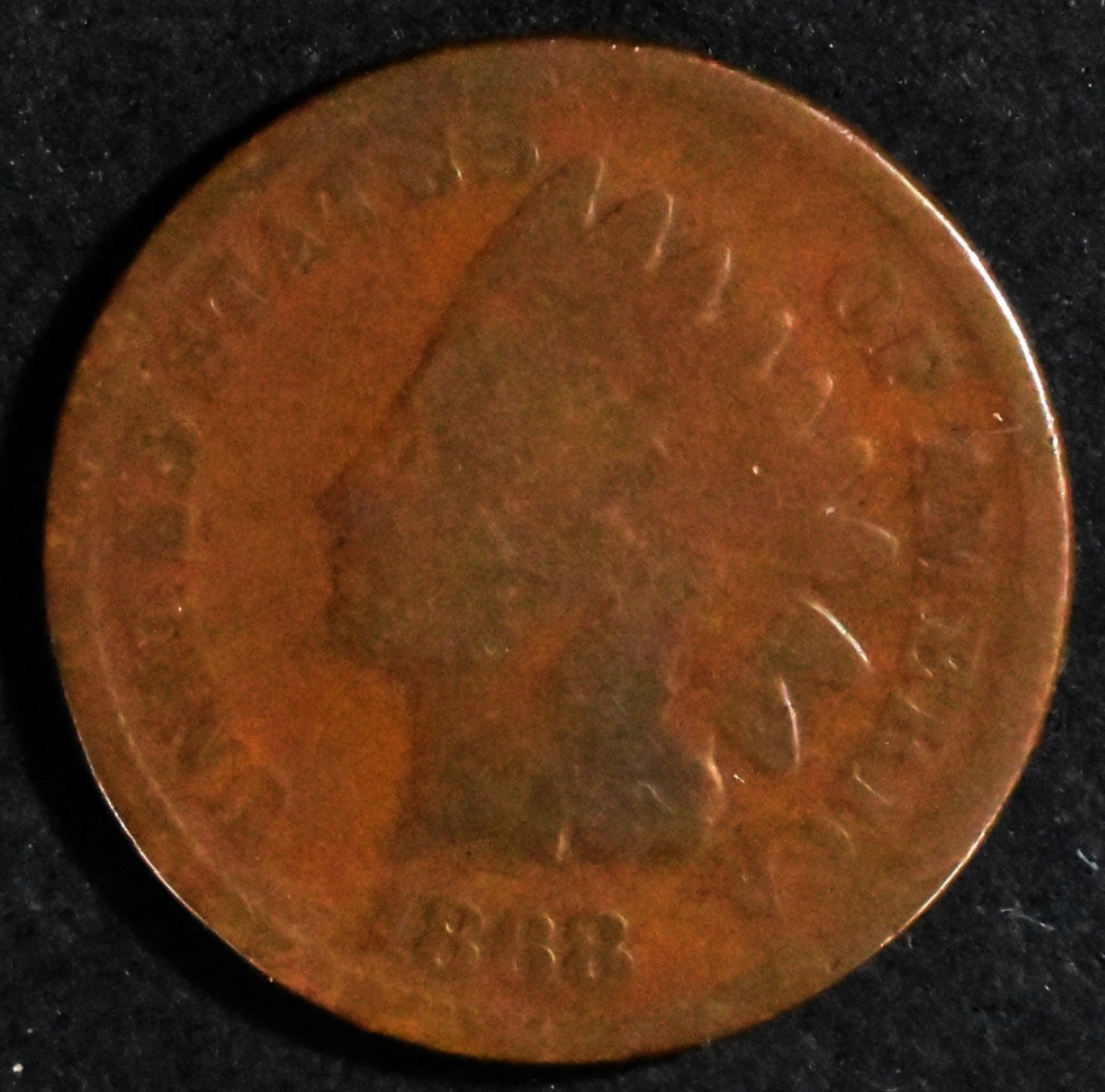 1868 Indian Head Cent
