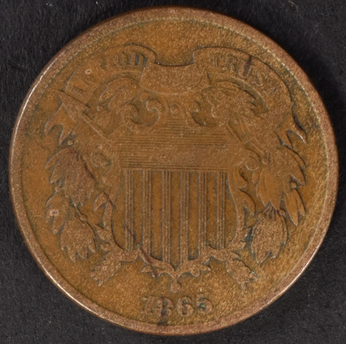 1865 Two Cent Piece