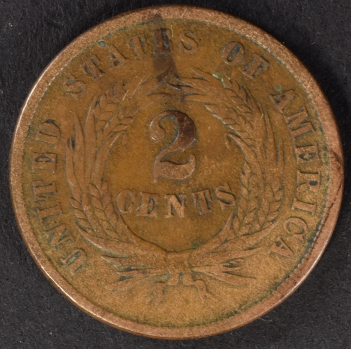 1865 Two Cent Piece