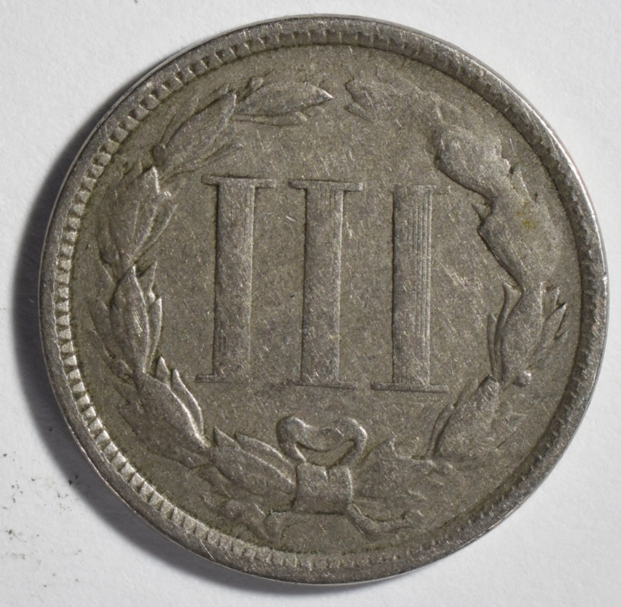 1872 3 cent Nickel